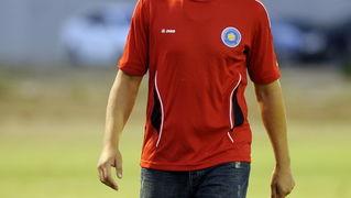 Sibenik, 200811.
Susret 5. kola 1. HNL izmedju Sibenika i Zadra.
Na slici: trener Zadra Dalibor Zebic.
Foto: Paun Paunovic  / CROPIX