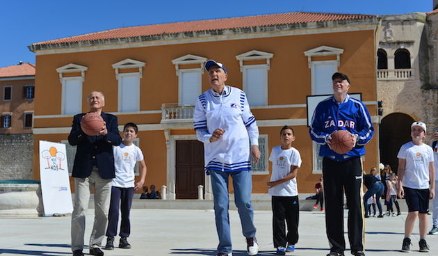 Košarkaške legende zaigrale sa Zadranima na Forumu