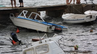 Tramontana u Zadru 26. kolovoza 2012.
