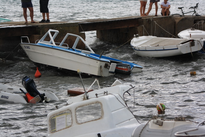 Tramontana u Zadru 26. kolovoza 2012.