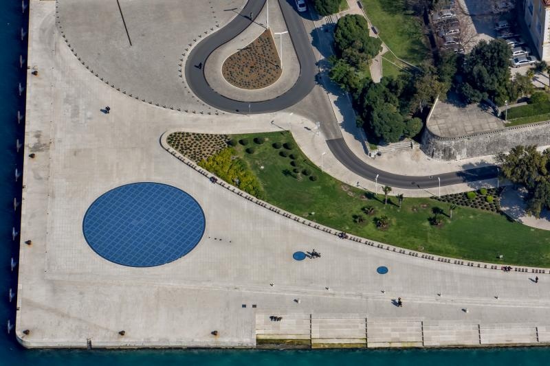 Zadar iz zraka, zračna panorama