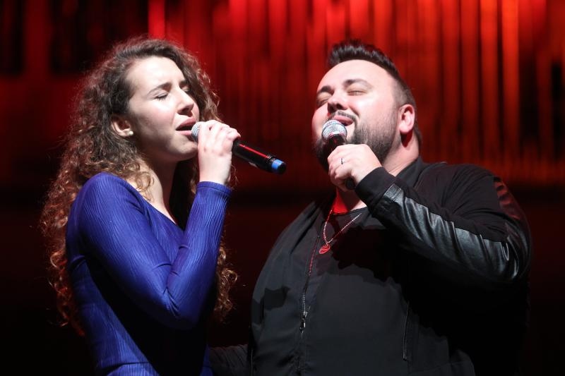Dvorana Vatroslav Lisinski, humanitarni koncert udruge Ljubav na djelu kojim se prikuplja novac za lijecenje djece oboljele od malignih bolesti. Koncert je odrzao Jacques Houdek sa zvijezdama The Voicea. Photo: Goran Jakus/PIXSELL