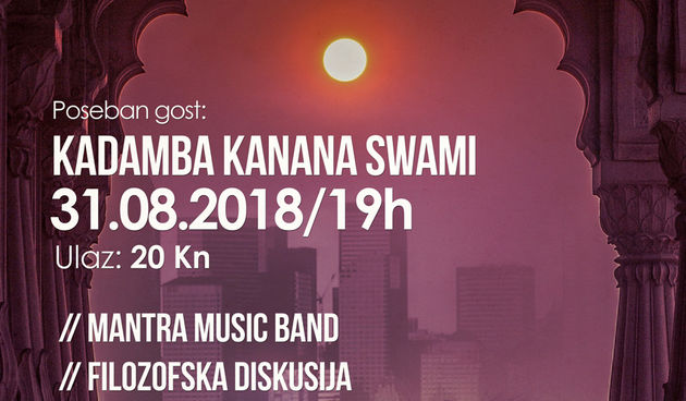 U Zadar stiže Kadamba Kanana Swami