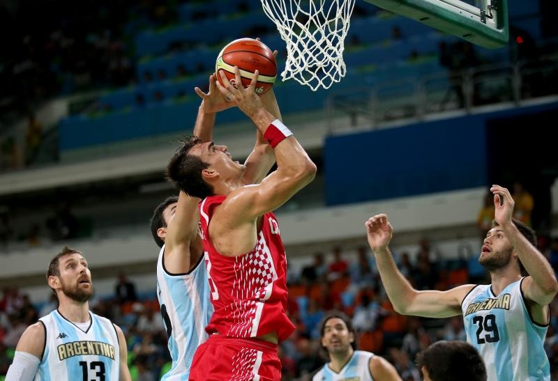 Olimpijske igre Rio 2016. Košarkaska utakmica, 2. kolo, skupina B, Hrvatska – Argentina 82-90. Photo: Igor Kralj/PIXSELL Olimpijske igre Rio 2016. Košarkaska utakmica, 2. kolo, skupina B, Hrvatska – Argentina 82-90. Photo: Igor Kralj/PIXSELL