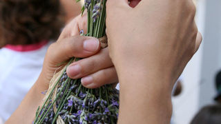 GKZD: Dječja radionica izrade stručaka i jastučića od lavande, Foto: Lucija Juravić