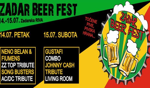 Zadar Beer Fest na zadarskoj rivi u srpnju