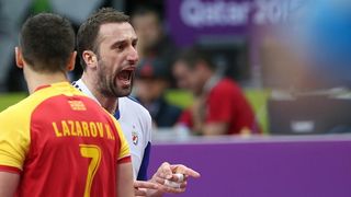 Doha, Katar – 24. svjetsko rukometno prvenstvo, 4. kolo, grupa B, Makedonija- Hrvatska. Photo: Goran Stanzl/PIXSELL