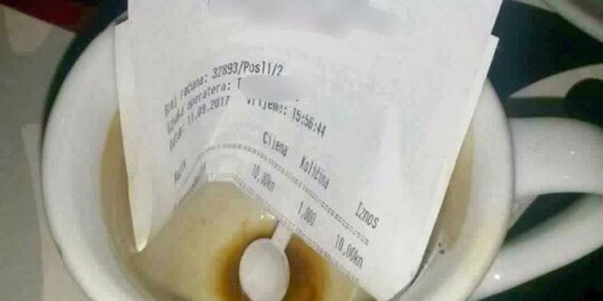 Poruka u šalici (ćikari) kave