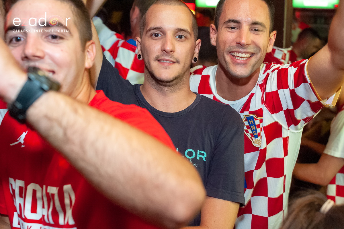 Zadar je gorio: Velika fešta nakon plasmana Vatrenih u finale Svjetskog prvenstva