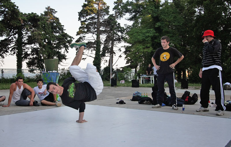 Grafiti, Hip hop & Break battles – Kapetanski park (foto: Marin Gospić)