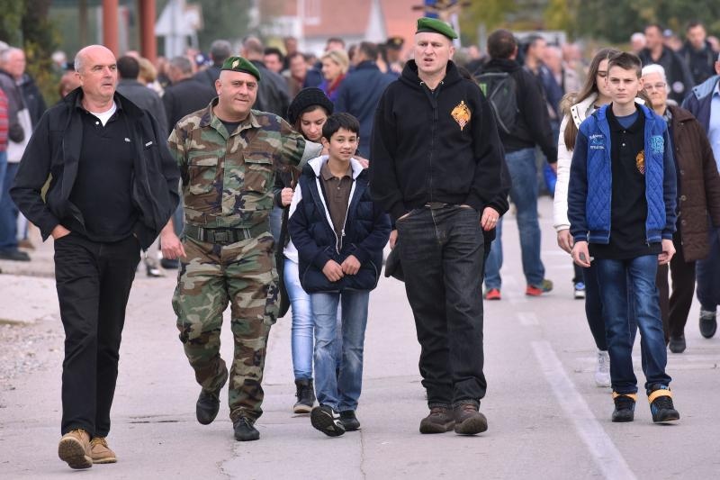 Obilježena 24. obljetnica stradanja mještana i branitelja Škabrnje, Foto: Dino Stanin/PIXSELL Obilježena 24. obljetnica stradanja mještana i branitelja Škabrnje, Foto: Dino Stanin/PIXSELL