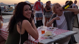 Zalazak sunca i Craft Beer Festival na zadarskoj rivi. Foto: Mladen Malik Zalazak sunca i Craft Beer Festival na zadarskoj rivi. Foto: Mladen Malik