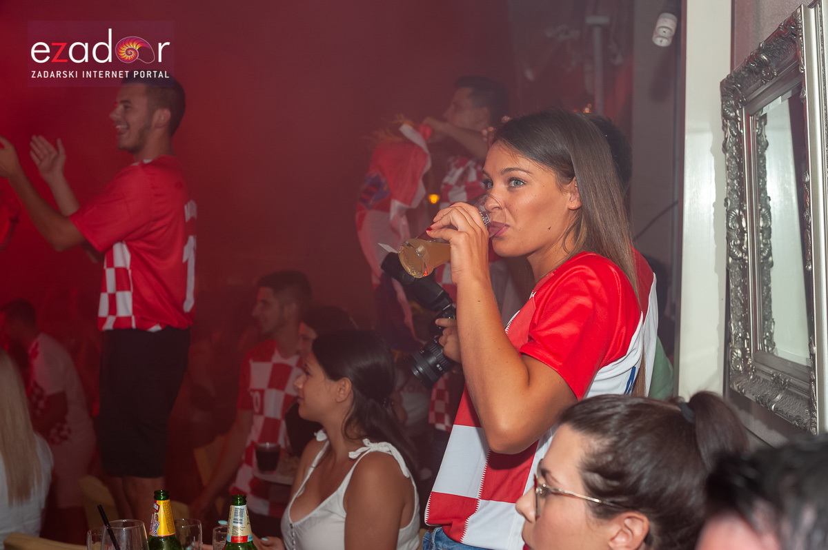 Zadar je gorio: Velika fešta nakon plasmana Vatrenih u finale Svjetskog prvenstva