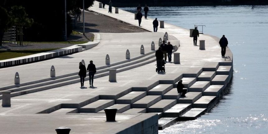 Morske orgulje na zadarskoj rivi. Foto: Filip Brala/PIXSELL Morske orgulje na zadarskoj rivi. Foto: Filip Brala/PIXSELL
