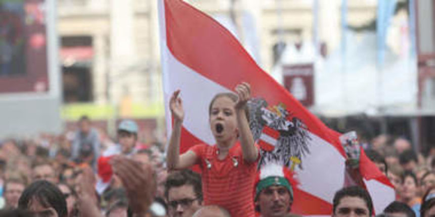Navijačko ludilo u Beču (Foto:kurier.at)