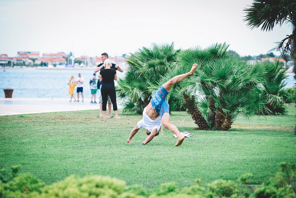 Škura bura na zadarskoj rivi 15. srpnja 2016.