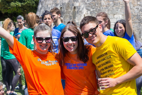 Ludijada maturanata na zadarskoj rivi 17. svibnja 2016. Foto: Bojan Bogdanić