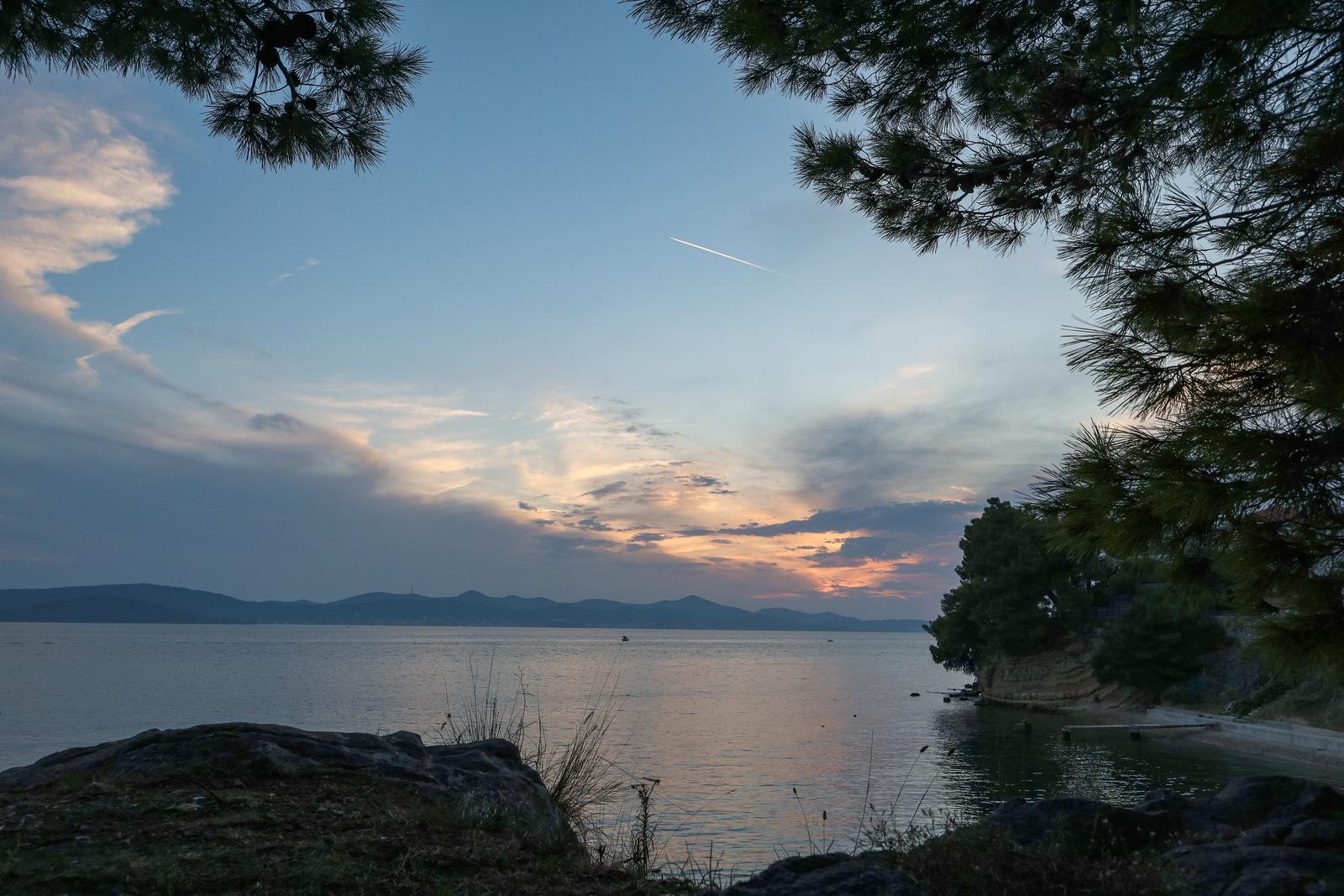 Smiraj rujanskog dana u Zadru Smiraj rujanskog dana u Zadru