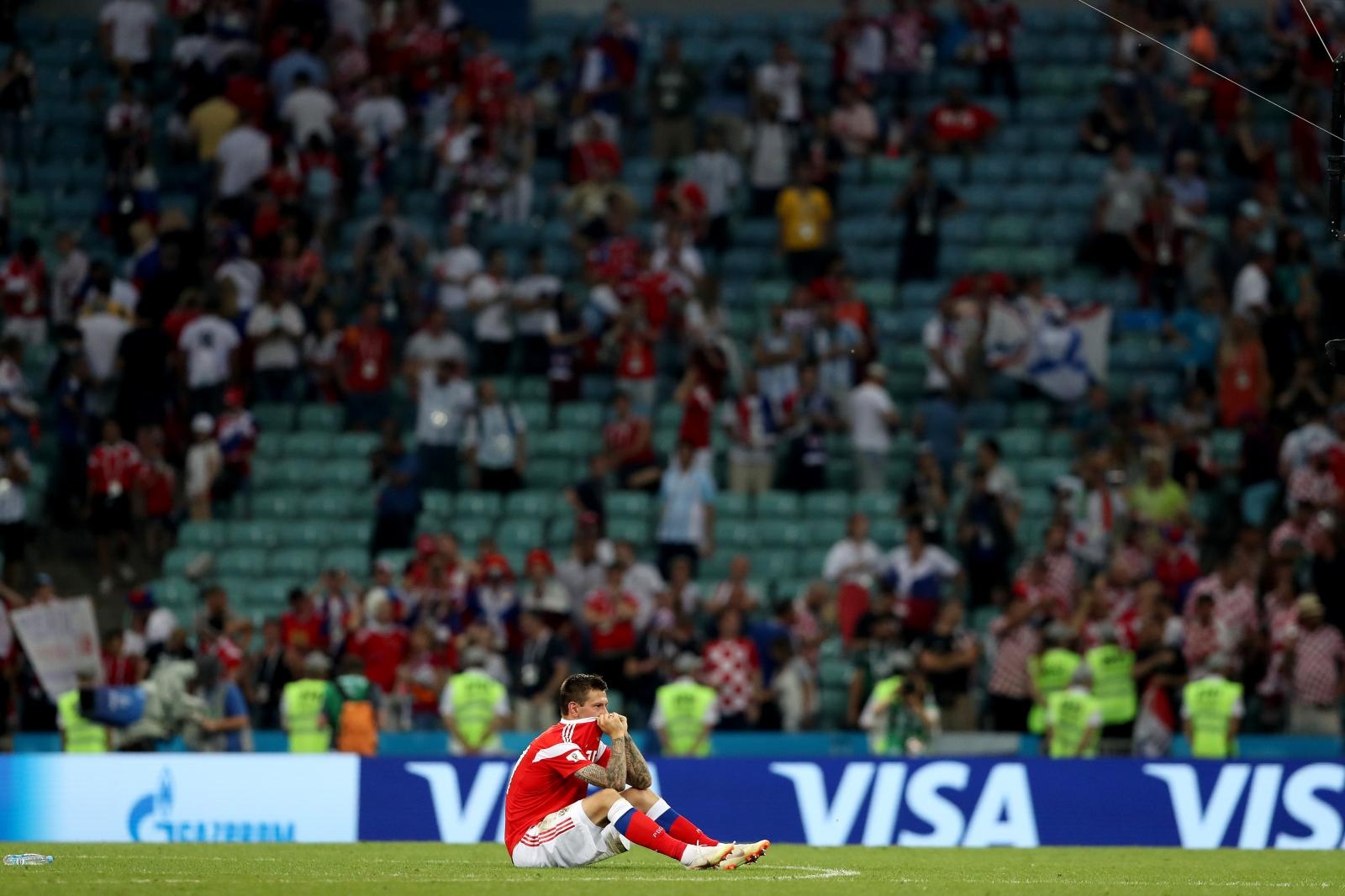 Slavlje Vatrenih nakon plasmana u polufinale Svjetskog prvenstva Slavlje Vatrenih nakon plasmana u polufinale Svjetskog prvenstva