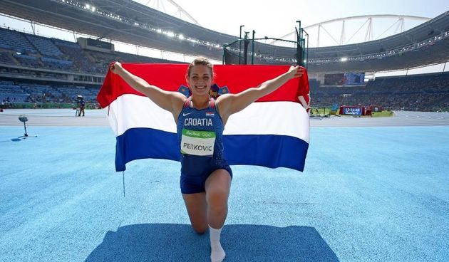 Rio de Janeiro, Brazil – Sandra Perkovic obranila je olimpijsko zlato iz Londona u bacanju diska. Photo: Igor Kralj/PIXSELL