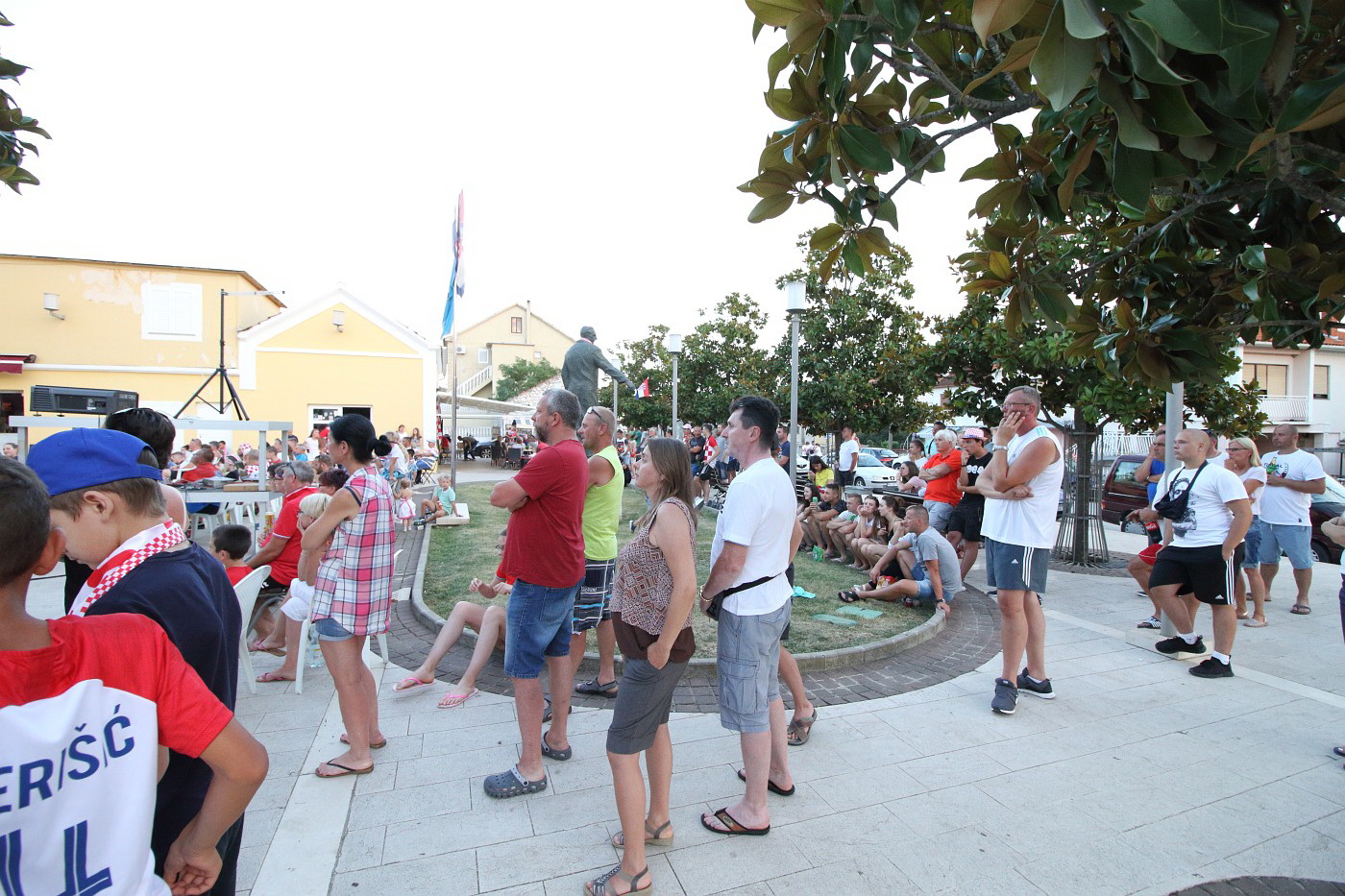 Bibinje: Navijanje za Vatrene i fešta nakon pobjede nad Engleskom