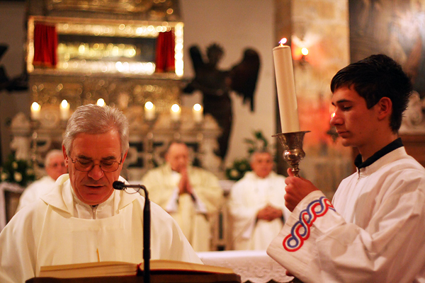Misa za blagdan Svijećnice u crkvi Sv.Šime (Foto:Saša Čuka)