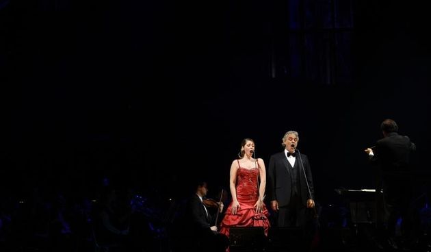 Zagreb – U multiifunkcionalnoj dvorani Arene talijanskoi tenor Andrea Bocelli odrzao je koncert. Photo: Davor Visnjic/PIXSELL