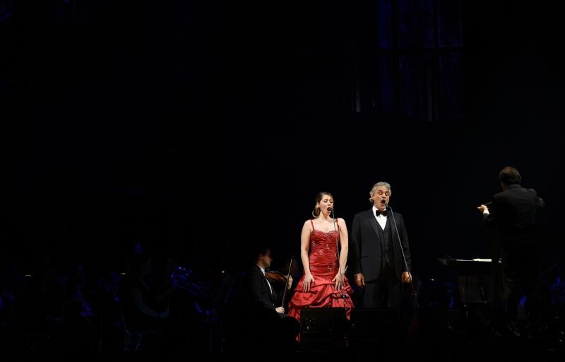 Zagreb – U multiifunkcionalnoj dvorani Arene talijanskoi tenor Andrea Bocelli odrzao je koncert. Photo: Davor Visnjic/PIXSELL Zagreb – U multiifunkcionalnoj dvorani Arene talijanskoi tenor Andrea Bocelli odrzao je koncert. Photo: Davor Visnjic/PIXSELL