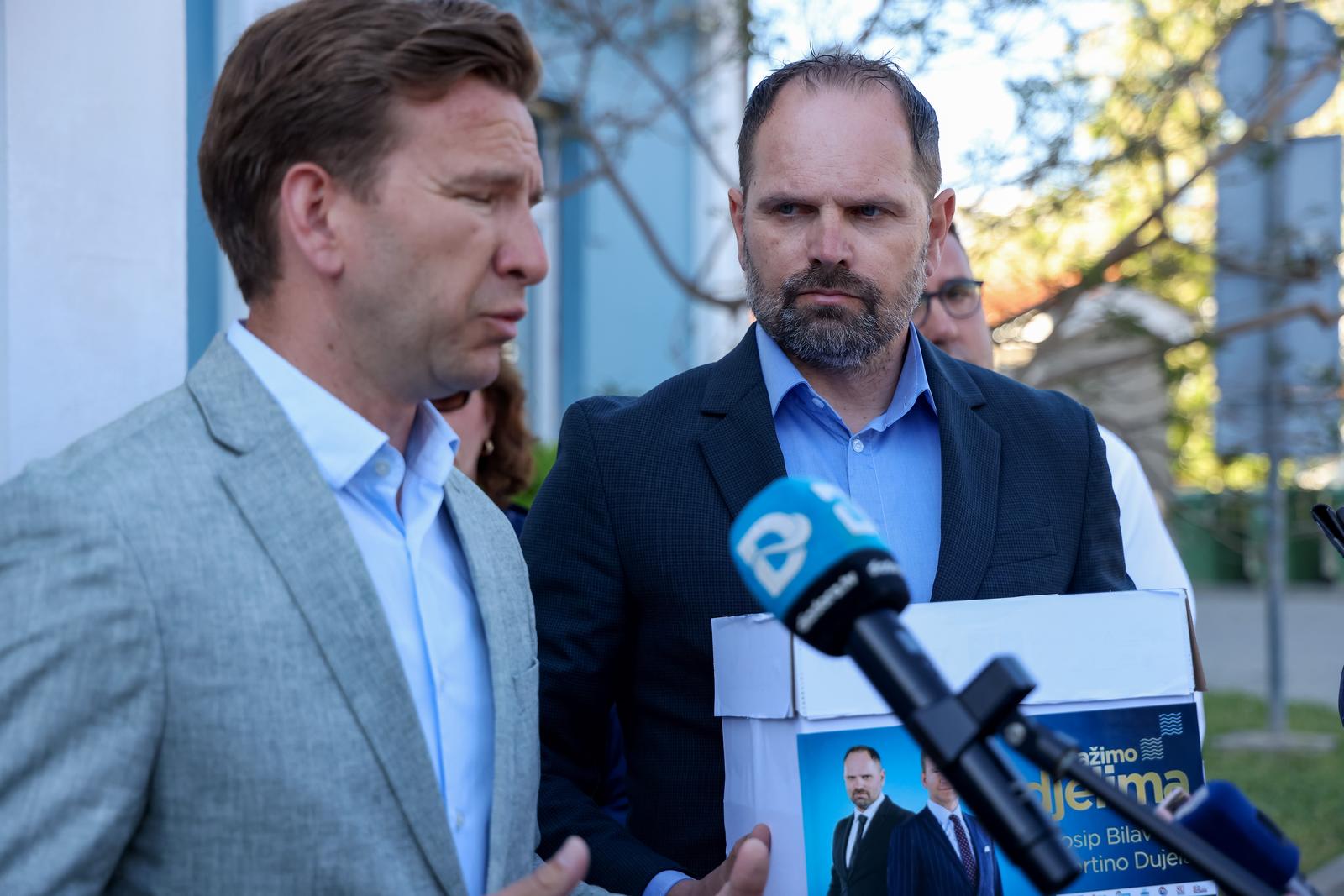 Predaja županijske liste HDZ-a i kandidat za župana Josip Bilaver Predaja županijske liste HDZ-a i kandidat za župana Josip Bilaver