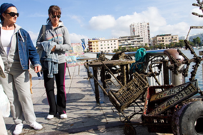 Ronilacki klub Sv. Roko – čišćenje, uvala Jazine, foto: Leo Banić