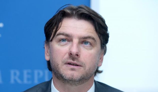 09.09.2013., Zagreb – Ministar turizma Darko Lorencin i direktorica HTZ-a Meri Matesic objavili su na konferenciji za medije rezultate turizma u prvih 8 mjeseci 2013. godine. Darko Lorencin. Photo: Patrik Macek/PIXSELL