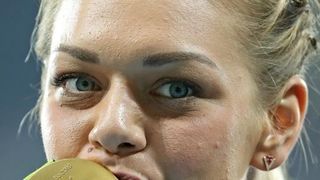 PI Rio de Janeiro, ceremonija dodjele medalja u ženskom disku: zlatnu medalju osvojila je Sandra Perković. Photo: Igor Kralj/PIXSELL PI Rio de Janeiro, ceremonija dodjele medalja u ženskom disku: zlatnu medalju osvojila je Sandra Perković. Photo: Igor Kralj/PIXSELL