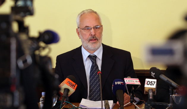 Zadar, 200510.
U povodu Europskog dana pomorstva koji se obiljezava 20. svibnja konferenciju za novinare   u Velikoj vijecnici Zadarske zupanije na temu sigurnost plovidbe i zastita Jadrana odrzat je drzavni tajnik Mario Babic.
Foto : Vladimir Ivanov / CR