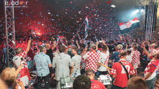 Zadar priredio nezaboravan doček svojim Vatrenim herojima