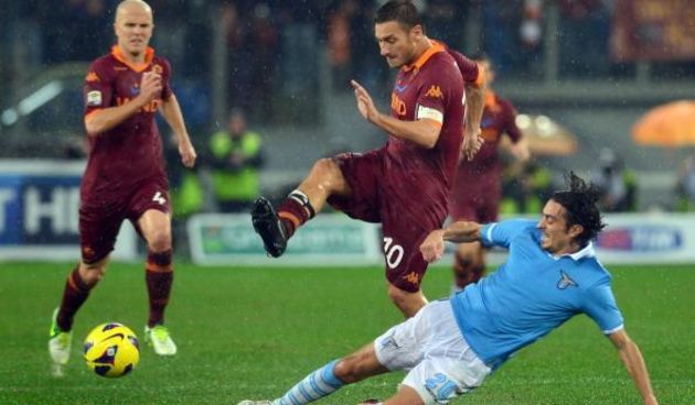 Totti i Giuseppe Biava, foto: twitter