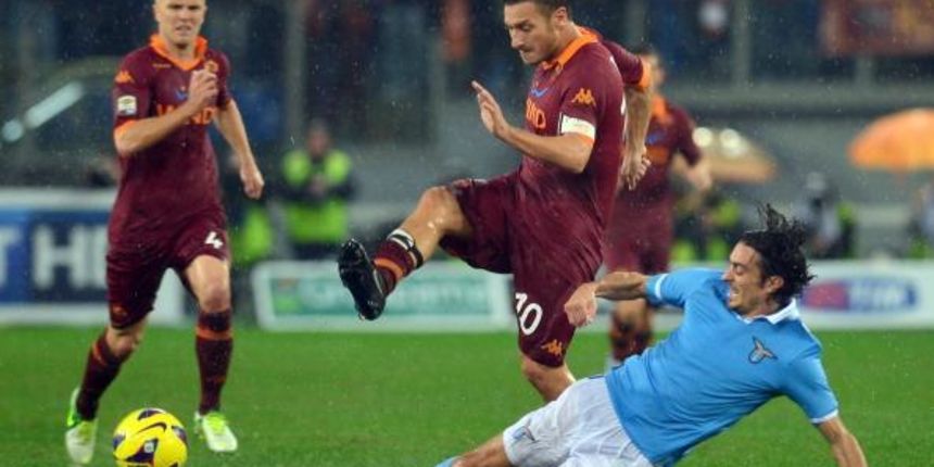 Totti i Giuseppe Biava, foto: twitter