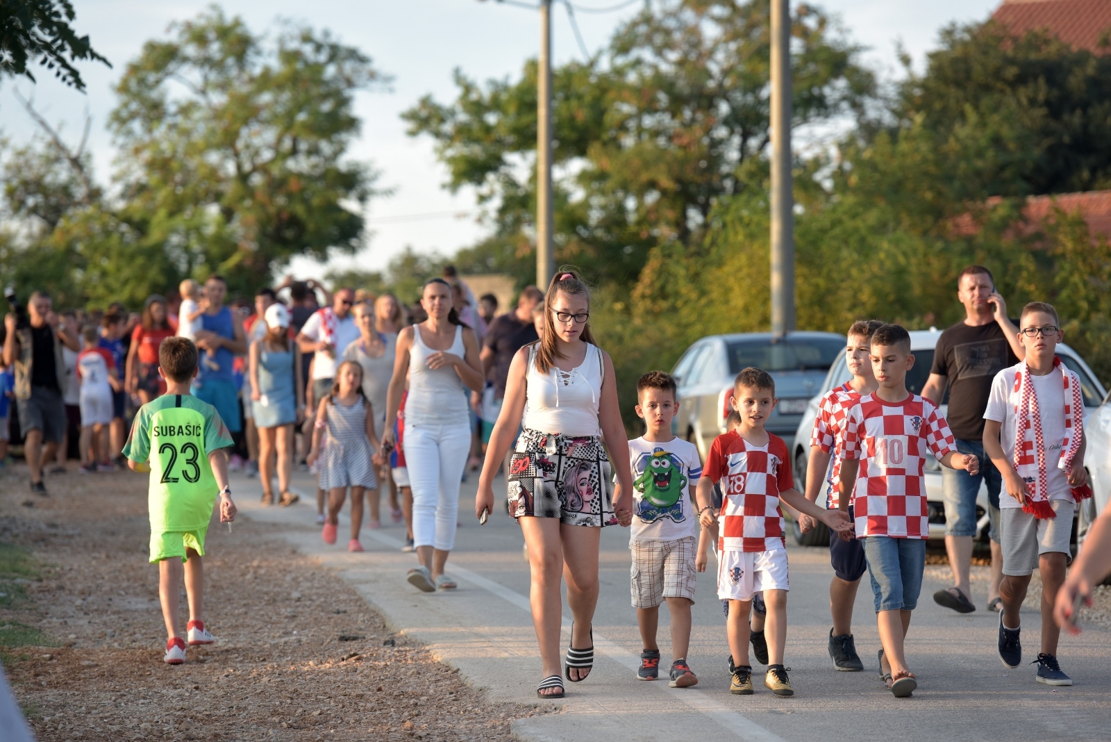 U rodnom Nadinu priređen doček za srebrnog reprezentativca Šimu Vrsaljka