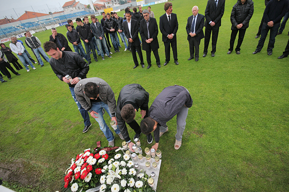 Obilježavanje 4. godišnjice smrti Hrvoja Ćustića (foto:Saša Čuka)