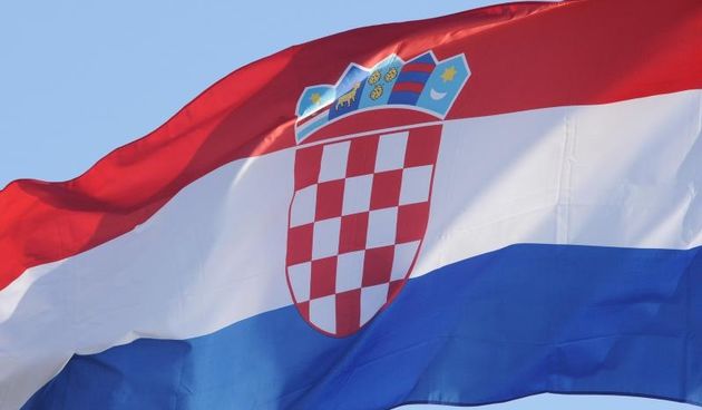 Sibenik – Hrvatska zastava na jarbolu. Photo: Hrvoje Jelavic/PIXSELL