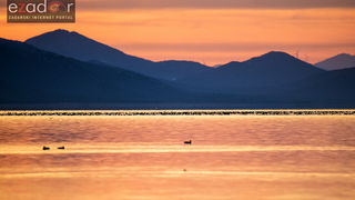 Zlatna nedjeljna zora na Vranskom jezeru