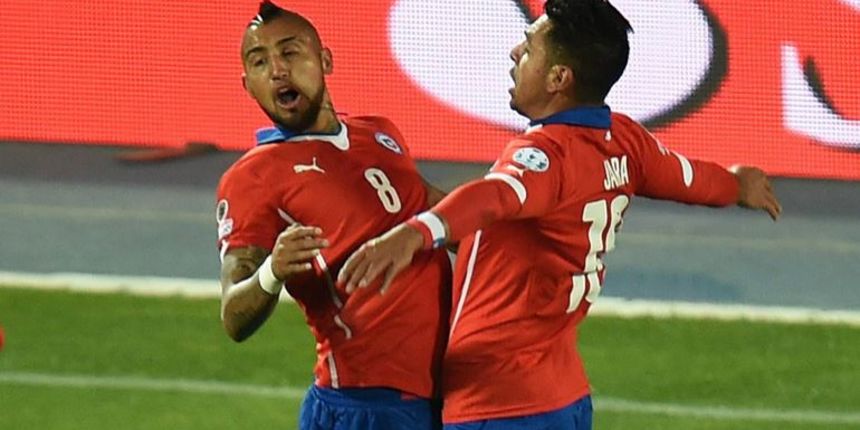 Arturo Vidal (Čile), foto: ca2015.com