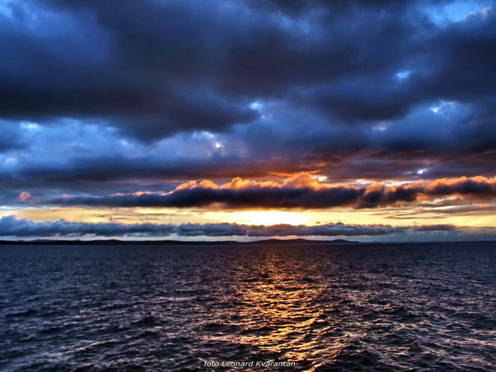 Plameni zalazak na Punta Skali, foto: L. Kvarantan