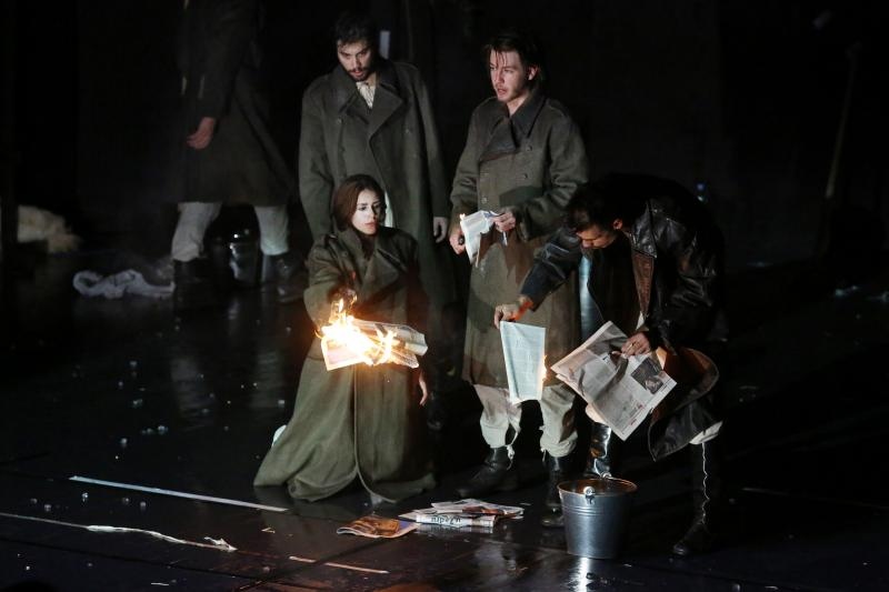 U sklopu Medjunarodnog festivala suvremenog kazalista Zadar snova, u kazalistu lutaka odrzana je predstava Grobnica za Borisa Davidovica. Photo: Filip Brala/PIXSELL