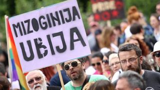 Održan je XV Zagreb Pride pod motom Još Hrvatska ni propala. Photo: PIXSELL Održan je XV Zagreb Pride pod motom Još Hrvatska ni propala. Photo: PIXSELL