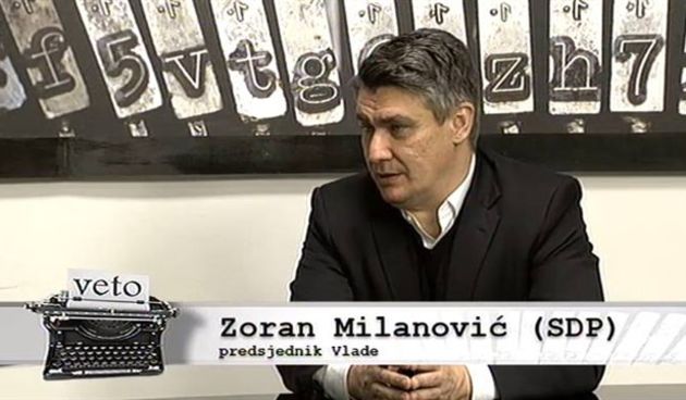 Zoran Milanović u emisiji Veto Jabuka TV-a