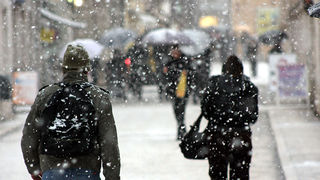 Snijeg u Zadru, 17. prosinca 2009, Foto: Saša Čuka