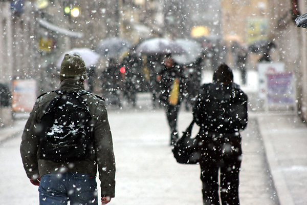 Snijeg u Zadru, 17. prosinca 2009, Foto: Saša Čuka