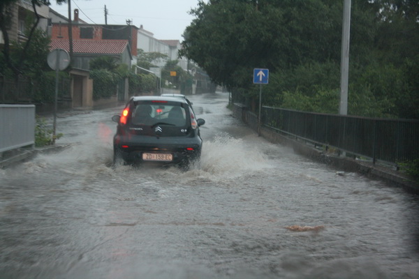 Subotnji potop u Zadru, Foto: Mladen Malik