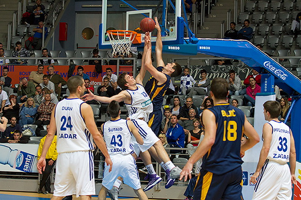 A-1 liga za prvaka, 6. kolo: KK Zadar – KK Zagreb 87-69, foto: Kristijan Orlić