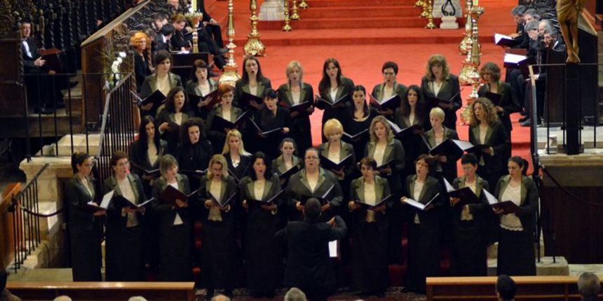 Obljetnički koncert HPGD Zoranić u katedrali, foto: I. Perinčić